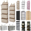 Wall Door Hanging Storage Wardrobe Shelf Bag Holder Organizer Closet Shoe Rack #