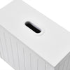 White, Grey Crisp Small Toilet Cleaning Product Storage Tidy Box Unit Bathroom