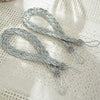 2x Braided Plain Thick Satin Rope Modern Curtain Tie Backs- Tiebacks& Holdbacks