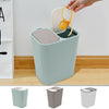 Double Recycling Trash Can Kitchen Waste Bin Duo Rubbish Dustbin Plastic 12Litre