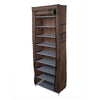60 SHOE RACK 10 TIER STORAGE ORGANISER STAND SHELF PAIRS TRAINERS COMPACT SPACE
