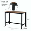 120*60*90cm Bar Table Industrial Table Dining Table With Metal Frame for Kitchen