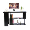 Black Corner L-Shape Computer Desk PC Laptop Table Home Office Study Writing