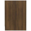 Brown TV Cabinet Modern Media Storage Cupboard Doors Small Sideboard Shelf Unit