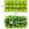 18 Pocket Wall Hanging Planting Bag Vertical Flower Grow Pouch Planter Garden~UK