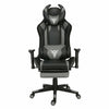 Racing Gaming Chair Swivel PU Computer Desk Office Chair Ergonomic Recliner Grey