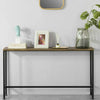 Slim Hallway Console Table Industrial Narrow Sofa End Side Unit Entryway Stand