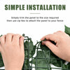 3M (24Pcs) Artificial Faux Ivy Leaf Hedge Garden Fence Privacy Screen Wall Cover