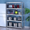 5 Tier Stainless Steel Shelving Unit 4ft Commercial Kitchen Storage Shelf Stand