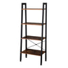 4-Tier Industrial Ladder Shelf Bookcase Plant Flower Stand Shelves Storage Unit