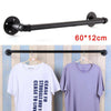 Vintage Furniture Towel Rail Clothes Rail Hanger Rustic Iron Pipe Handrail
