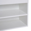 HOMCOM Wooden Shoes Cabinet Bench Hidden Storage Padded Seat Organiser