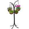 4 Arm Tree Cascade Hanging Basket Patio Stand Garden Plant Patio Planter New