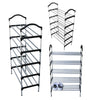 SHOE RACK Stand Storage Organiser Lightweight Compact SPACE SAVE Shelf Black