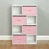 White Cube Kids Bedroom Unit & Storage Box Shelves Childrens Furniture