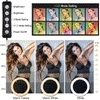 12" RGB LED Ring Light & 1.6M Tripod Dimmable Lighting Kit Makeup Youtube Live