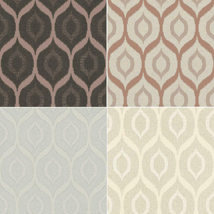 AS Creation Jewel Retro Ogee Geometric Wallpaper Metallic Glitter Geo Vinyl Roll