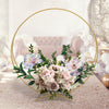 Metal Round Flower Rack Cake Stand Hoop Wedding Centrepiece Floral Display Arch