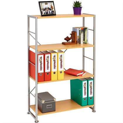 Bookcase with 4 Shelves Storage Furniture for Home Office - Piranha Ballan PC12b