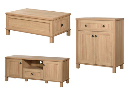 Sherwell Oak Living Room Coffee Table Sideboard TV Unit Stand Storage