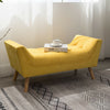 Upholstered Bed End Bench Tufted Window Hallway Seat Chaise Lounge Pouffe Stool