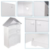Kids Bookshelf Childrens Toy Storage Rack Unit w/ Shelves and Cupboard Organize