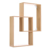 Floating Wall Cube Shelves Set of Cross Cubes Hanging Storages Display Shelving