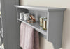 RANGE BATHROOM TOWEL RAIL SHELF CUPBOARD CABINET STORAGE UNIT GREY