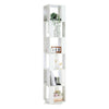 6 Rotating Cubes Shelf Bookcase Shelving Unit Display Storages Rack Office Home