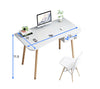 Modern Computer Desk with Drawer Study PC Laptop Table Home Office Workstation