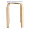 Wooden Stacking Bar Stool Dining Living Room Kitchen Breakfast Seat Stackable