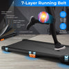2-in-1 Walking Pad Treadmill Under Desk Running Machine LED Panel W/ 12 Programs