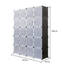 20 Cube Plastic Storage Wardrobe Clothes Organizer Cupboard Closet Cabinet DIY