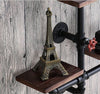Vintage Industrial Pipe&Wood Shelf Rack Wooden Book Bar Wall Mounted Shelves MU#