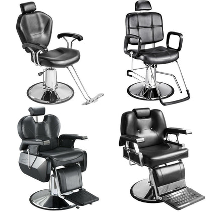 Salon Barber Chair Hydraulic Reclining Beauty Hairdressing Haircut Styling Chair
