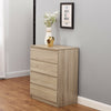 Modern Oak Chest of Drawers 4 Draws Bedroom Furniture Hallway Nightstand Cabinet