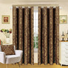 Luxury Jacquard Curtains Fully Lined Eyelet Ring Top Bedroom Living Room Curtain