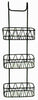 2 & 3 TIRE PLASTIC OVER DOOR WIRE COATED SHOWER RACK CADDY HOLDER ORGANISER