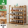 BAMBOO SHOE FOOTWEAR RACK ORGANISER WOODEN STORAGE SHELVES STAND SHELF UNIT