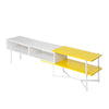 Modern Adjustable TV Stand Storage Cabinet with Shelf Living Room Space Saving