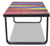 Contemporary Coffee Table Glass Top Furniture Small Modern Room Side End Retro