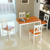 4 Colors Solid Pine Wood Dining table and 2/4 chairs Set Home Kitchen Furniture