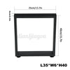 2PCS/SET Industrial Metal Table Legs Steel Furniture Stand for Bench/Coffee Desk