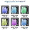 1.8L Electric Kettle Glass Temperature Control 7 Colors Change LED Fast Boiling