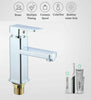 1x Modern Bathroom Basin Sink Tap Mono Mixer Taps Waterfall Faucet Chrome Brass