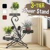 Metal Plant Stand Flower Rack Garden Planter Pot Holder Staircase Display Shelf