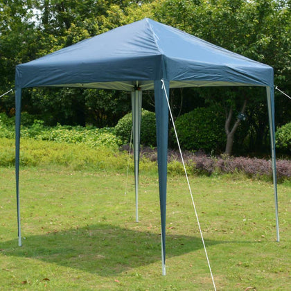 2x2M Garden Outdoor Pop Up Blue Waterproof Gazebo Marquee Heavy Duty Tent Party