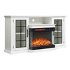 Electric Insert Fireplace Heater Stove &TV Stand Cabinet LED 3Color Fire Remote