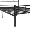 Single Double Bed Metal Frame 3ft 4ft6 Bedroom Furniture with Sprung Mattress
