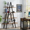 Tribesigns 4 Tier Bookshelf for Home Office Industrial Triangle Stable Bookcase